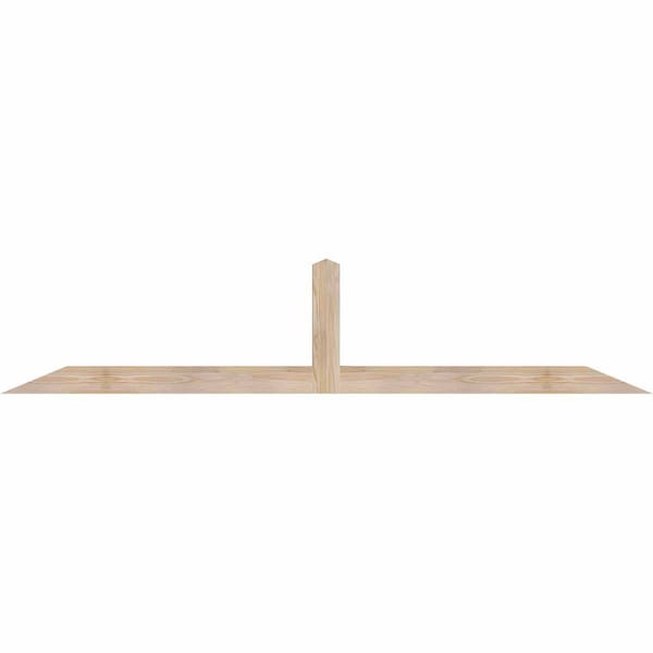 Ekena Millwork Portland Smooth Timber Gable Bracket, Douglas Fir, 84"W x 17"H x 3 1/2"D x 3 1/2"F, 5/12 Pitch GBW084X17X0404POR00SDF - main